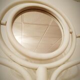 Psyche mirror parrot in curved wood