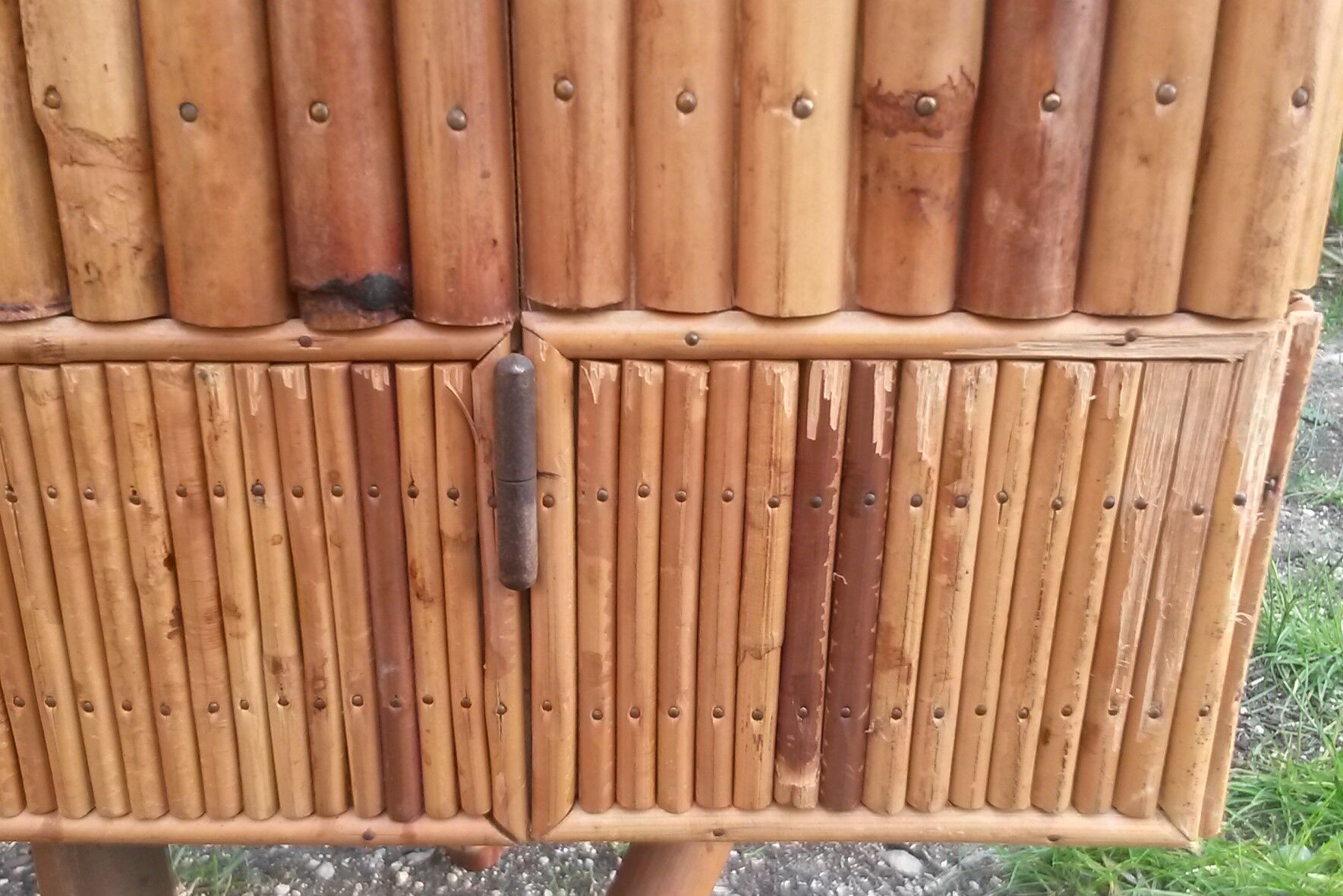 1950 vintage rattan buffet