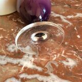 Vase in opaline tricolore