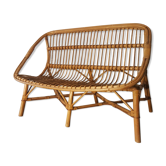 Rattan bench
