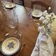 Service flat plates Jules Vieillard Bordeaux in ironstone