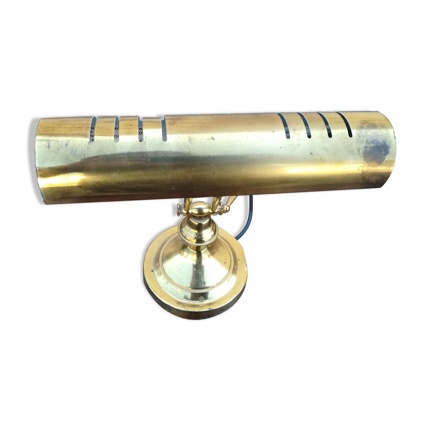 Brass desk lamp