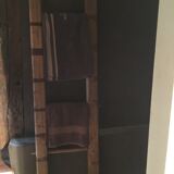 Raw wood farm ladder