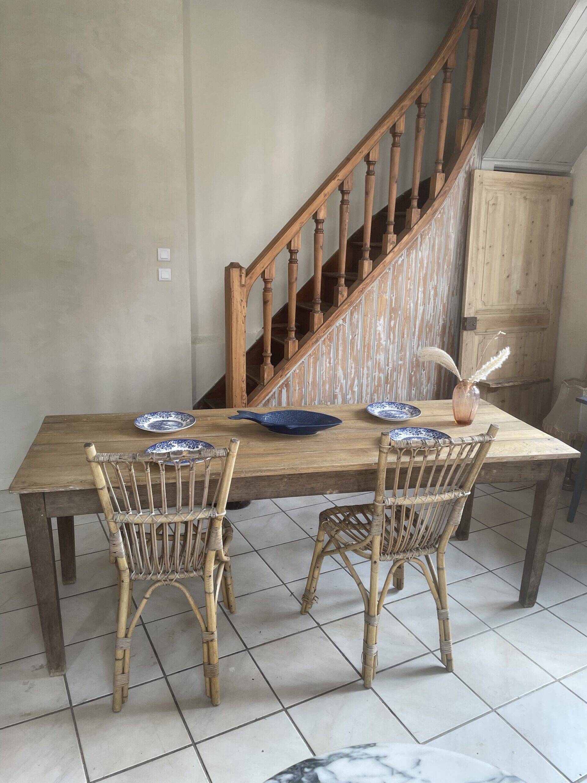 Country farmhouse table