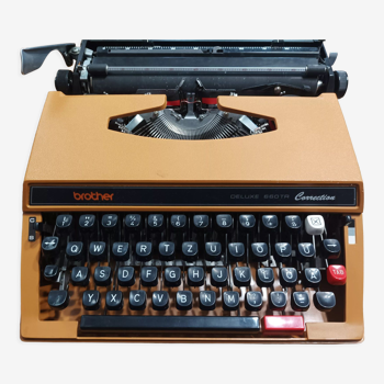 Machine a écrire brother deluxe 660tr correction clavier qwertz