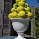 Centrepiece lemons/large fruit bowl in majolica