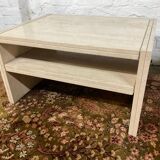 Travertine TV cabinet from the 70s