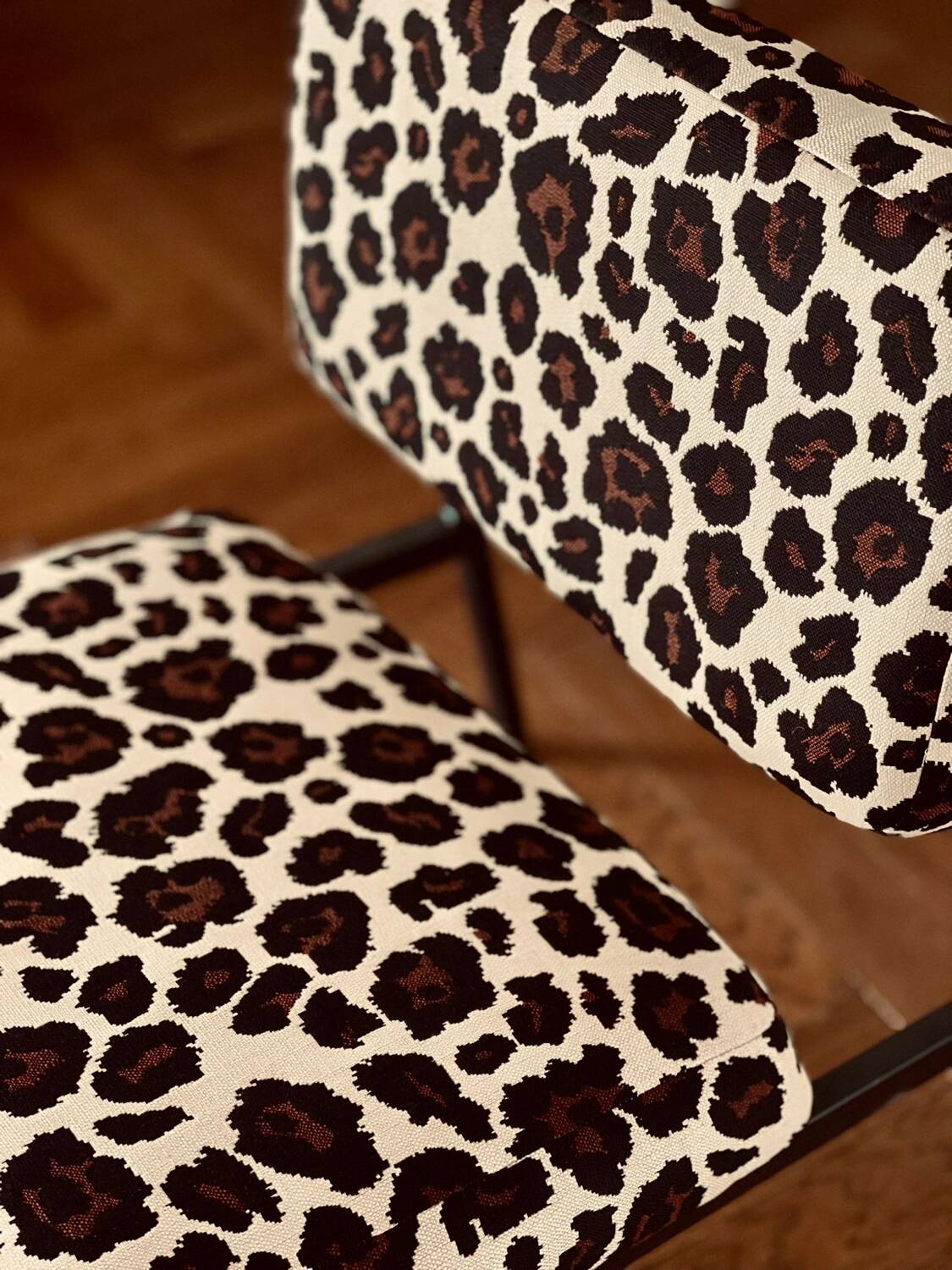 Vintage 70s Leopard Fireside Chair