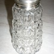 Glass sprinkler/sugar bowl