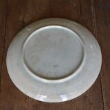 Round dish Iron Earth plum décor