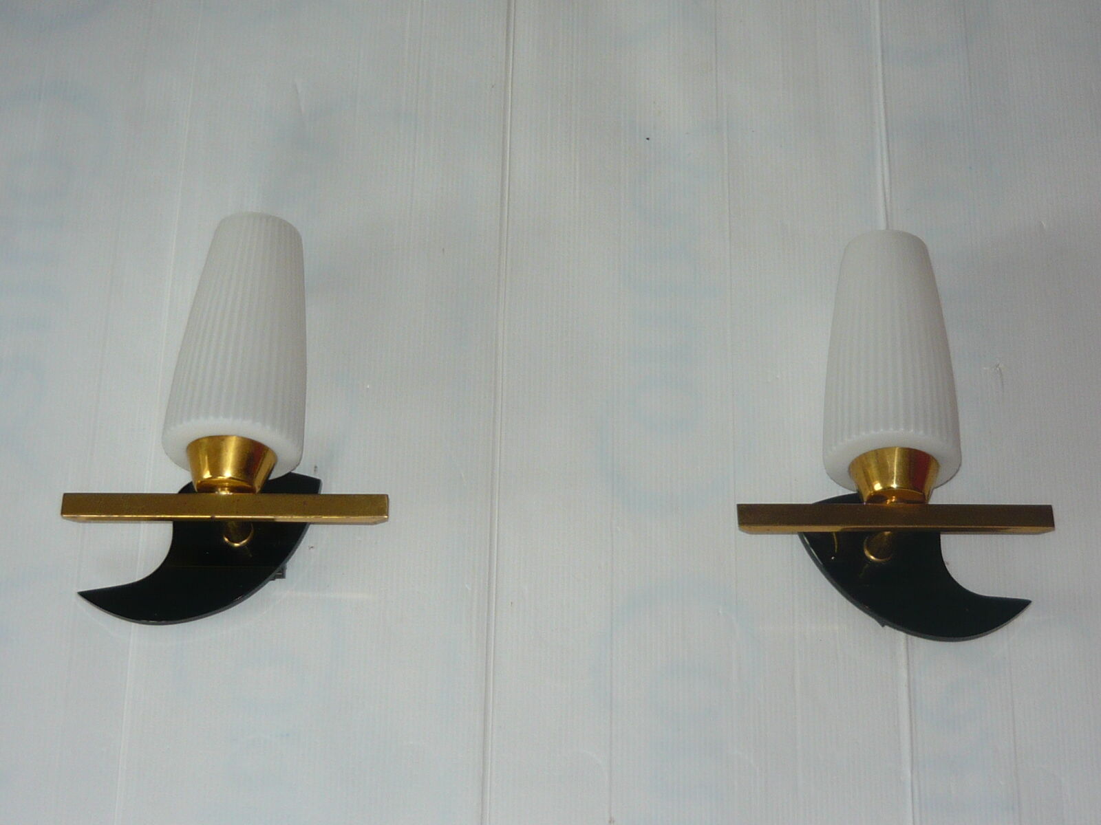 Pair of free-form wall lamps from the house arlus 1960