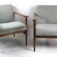 Fauteuil classique en velours côtelé, années 1970