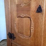 Vintage design solid oak sideboard