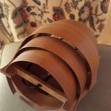 Scandinavian style wood hanging lamp design Hans Agne Jackobsson