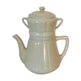 Enamelled ceramic teapot