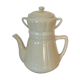 Enamelled ceramic teapot