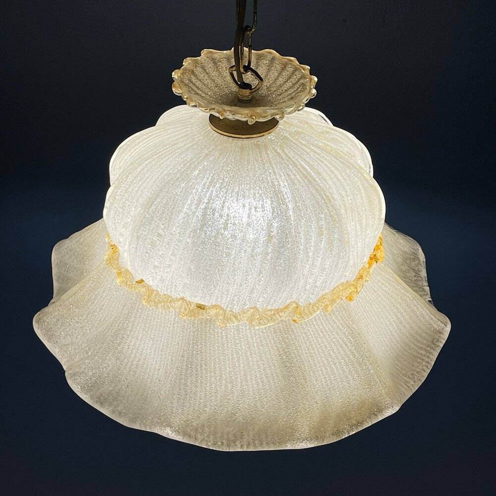 Vintage Murano Glass Pendant Lamp, Italy, 1970s