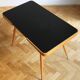 1960's Mid Century Coffee Table With a Black Opaxite Glass - Smaller version