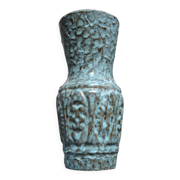 Large Vallauris vase "sea foam" H 41.5 cm