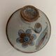 6 ceramic cups Ken Edwards, Tonala, Mexico, with sub cups and sugar