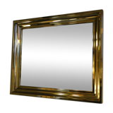 Brass mirror from the 1970's - 72cm x 86cm