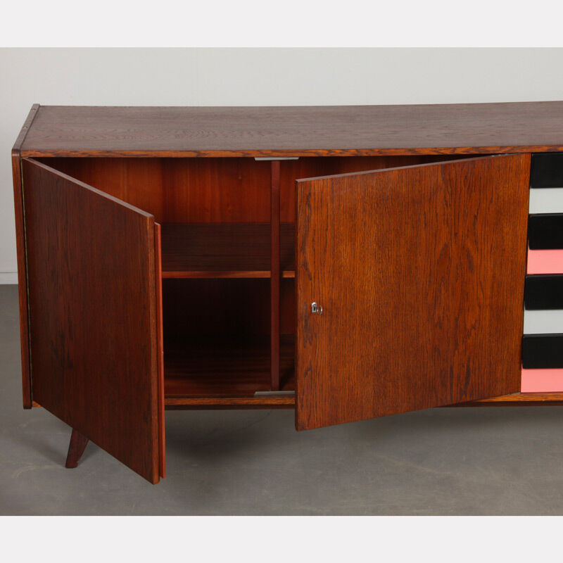 Enfilade en chêne par Jiri Jiroutek, modèle U-460, 1960