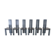 Dining chairs by Pietro costantini for Ello, 1980s, set of 6