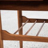 Midcentury Danish extendable coffee table in oak and teak 1960s
