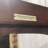 19th century English mahogany two-part bookcase