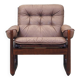 Leather armchair, Danish design, 1960s, manufactured by Genega Møbler