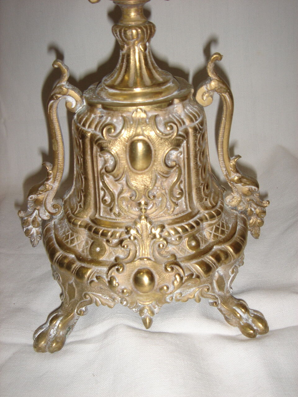 Napoleon III bronze candlesticks