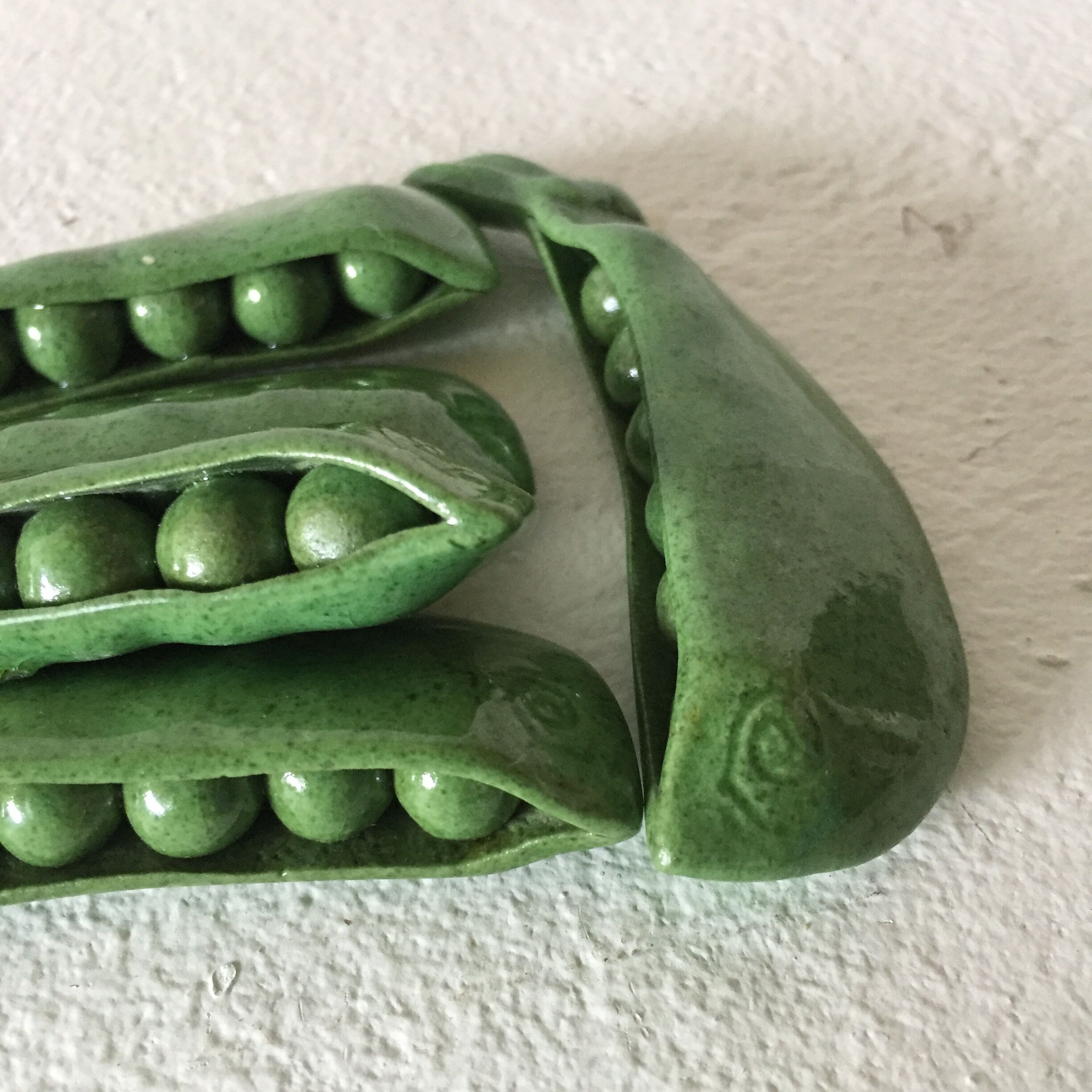 Porte couteaux céramique petit pois