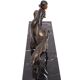 Art Deco Sculpture of Woman with Greyhounds 1920/30s France