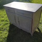 Low sideboard Louis XV patinated