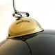 Chandelier in brass and black lacquered metal, Italy 70's