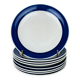 8 Koka ceramic flat plates by Rörstrand Sweden, Scandinavian