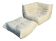 Chaise Togo et ottoman pour Ligne Roset, ensemble de 2