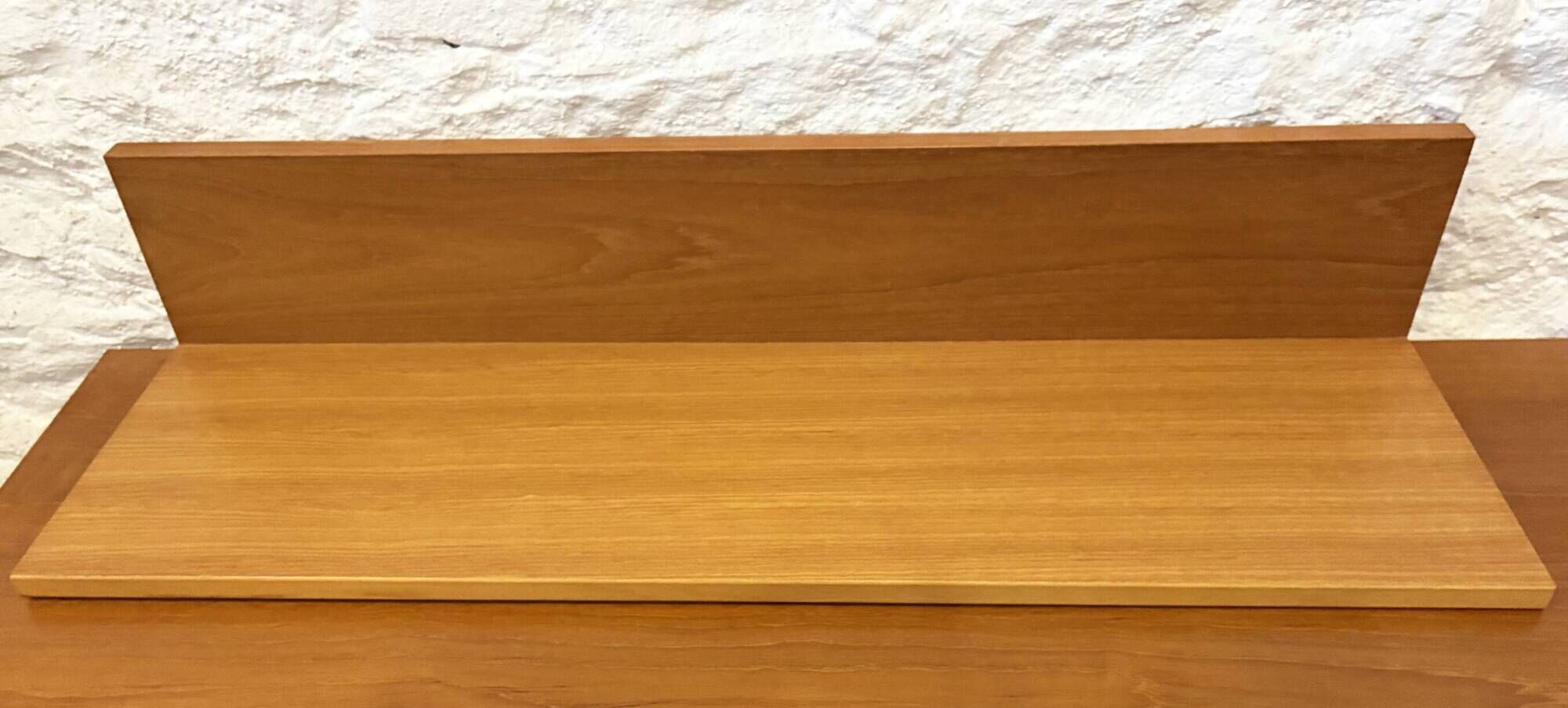 Étagère murale en teck - L 84 cm