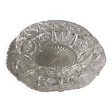 Vide poche / coupe en verre taillé et ciselé