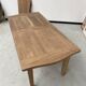 Table de ferme chêne 270 cm avec allonges