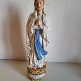 Religious Statuette of Our Lady of Lourdes, Saint Virgin Mary