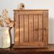 Small antique raw wood cupboard