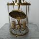 Glass and brass lantern