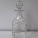 Whisky or liqueur carafe in cut Baccarat crystal.