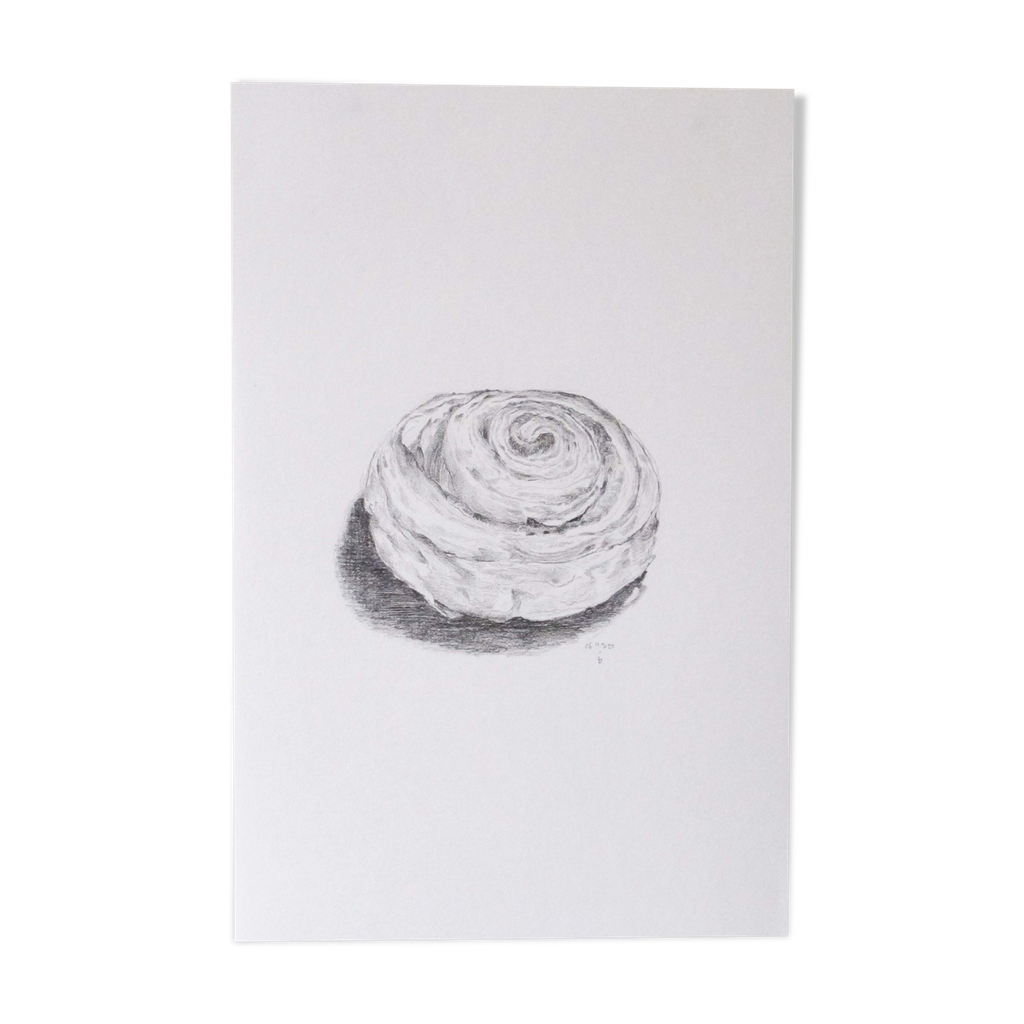 Roulé noisette N°1 - dessin original signé | Selency