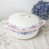 Saint Amand earthenware soup tureen
