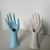 Hand Baguier or Soliflore in Porcelain