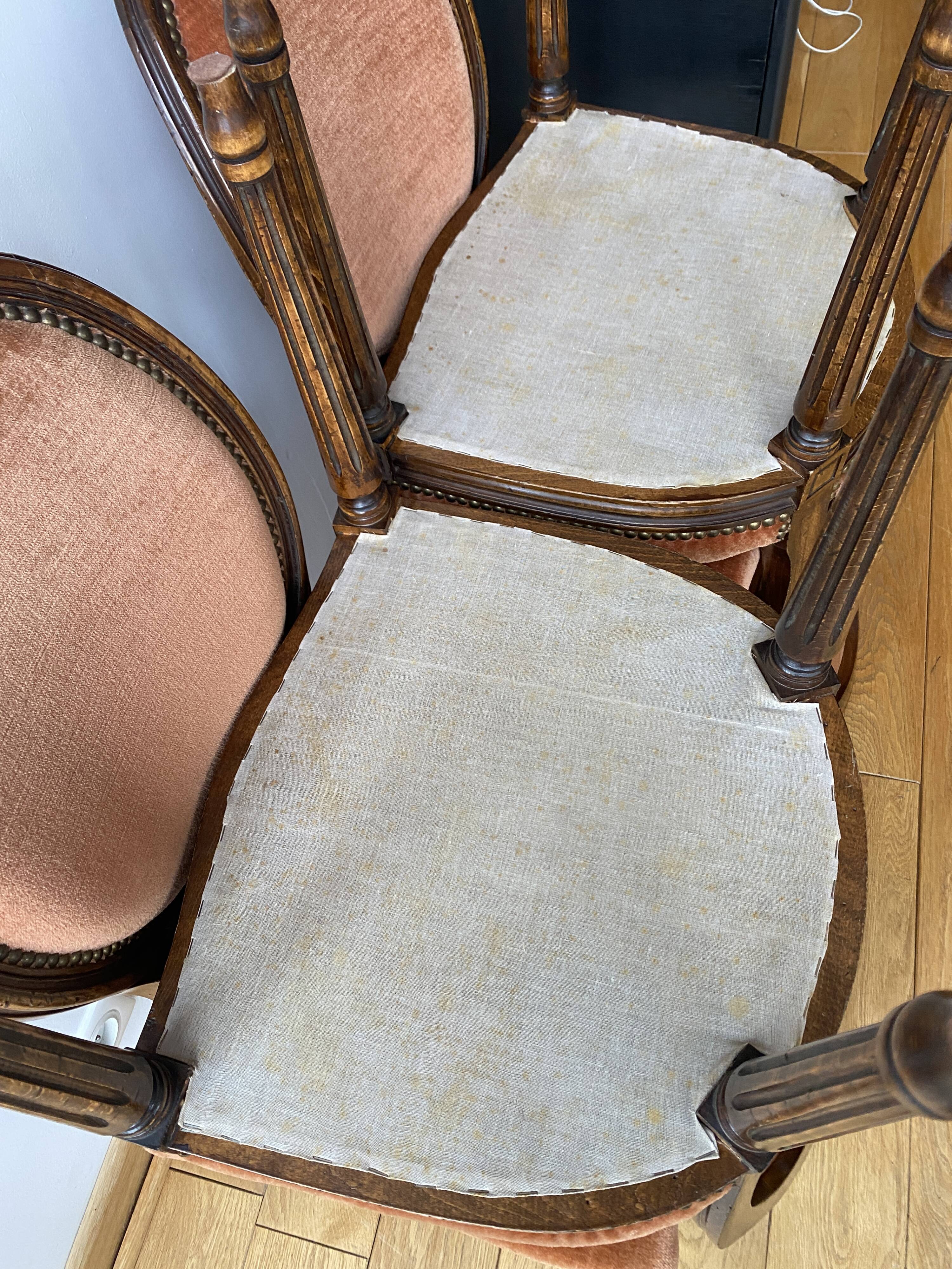 Antique medallion chairs