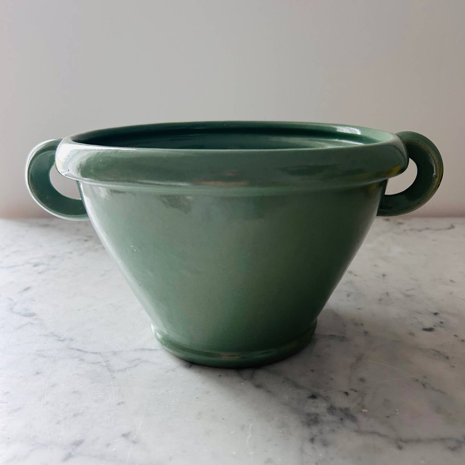 Celadon Scandinavian cache pot