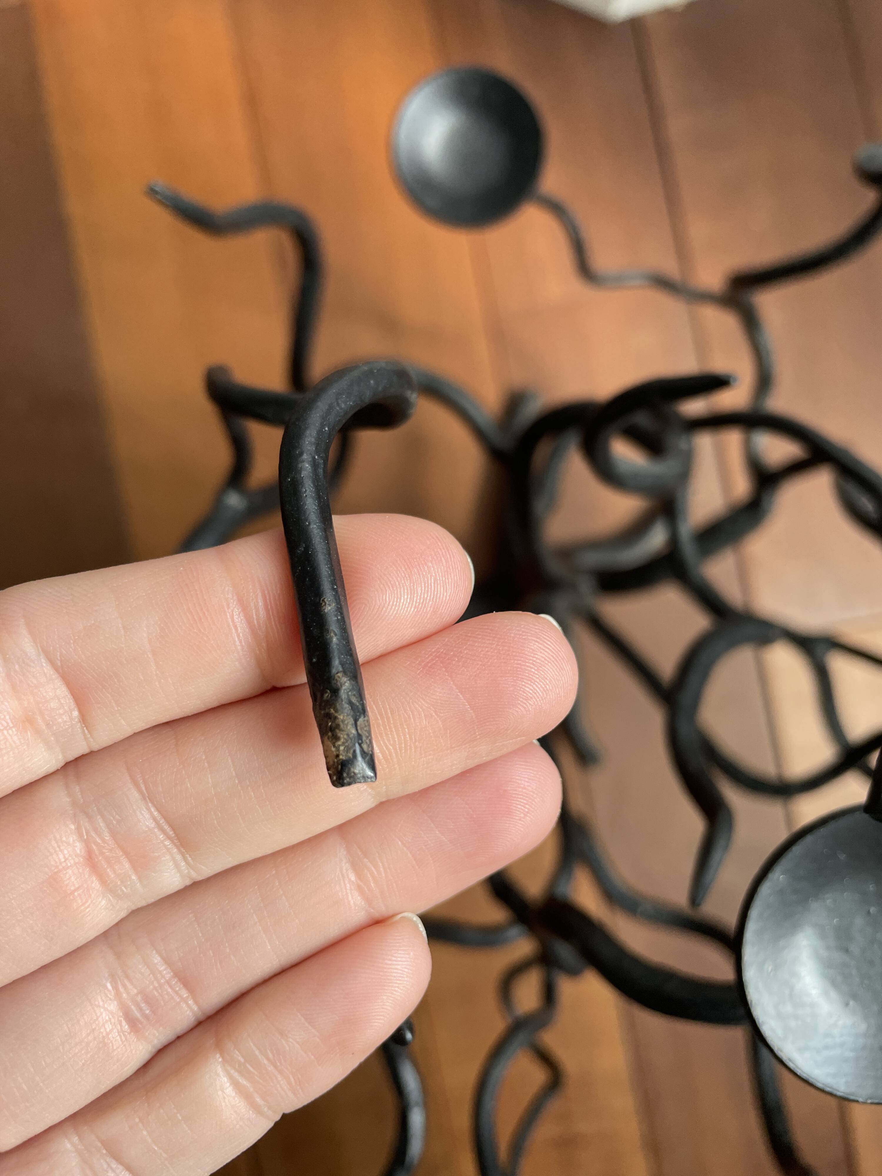 Candelabra 7 candles Wrought Iron